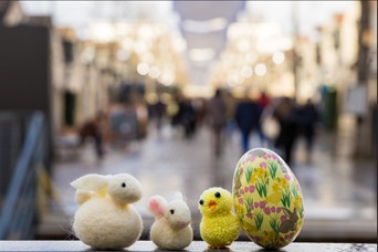 Chasse aux lapins de Pâques